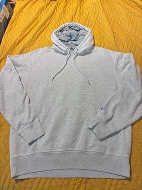 Champion Authentic Athleticwear Gray Pullover Hoodie Size L